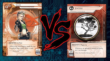 Android: Netrunner - Random Battle #95 MaxX Data Folding VS Jinteki PE Obokata FA