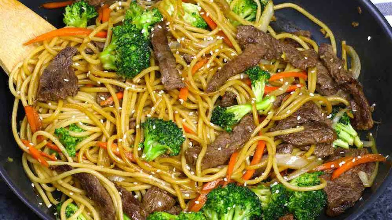 American lo mein