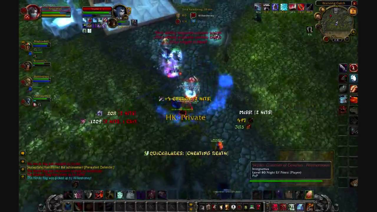 World Of Warcraft Level 80 Rogue PvP Mutilate YouTube