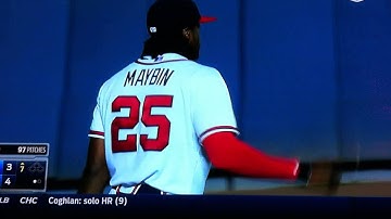 Cameron maybin makes nice sliding catch against dodgers