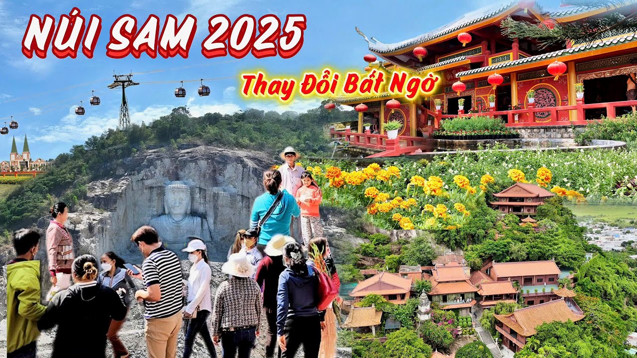 Khám Phá Núi Sam 2025 – Trung Tâm Tâm Linh Của Miền Đất Thất Sơn Huyền Bí
