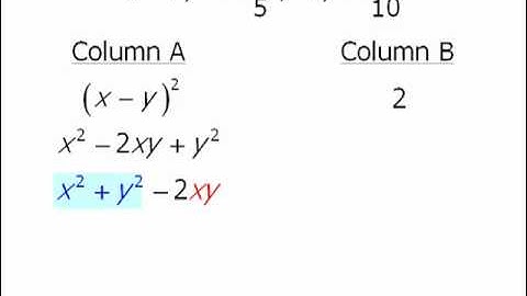 GRE Math Example - Quantitative Comparison - Arithmetic and Fractions - 21
