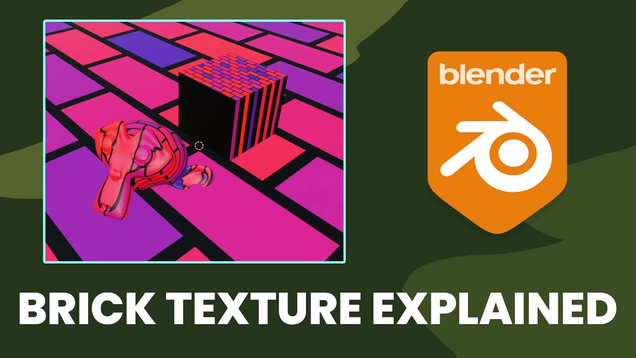 BRICKS TEXTURE - PROCEDURAL TEXTURING - BLENDER TUTORIAL - YouTube
