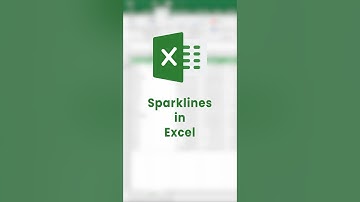 How to create Sparkline in Excel? (In 10 Seconds) | Sparkline Shortcut #shorts #excel