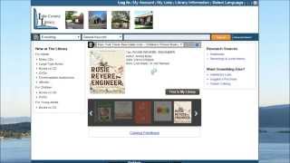 Lake County Library - Find at the Library basic tutorial