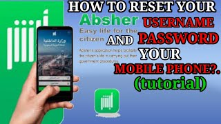 PAANO MAG RESET NG USERNAME AT PASSWORD SA ABSHER GAMIT ANG MOBILE PHONE?.(Tutorial)