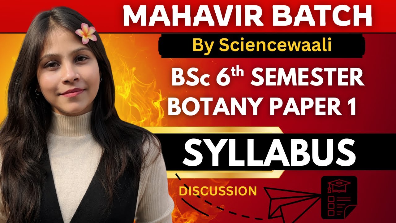 Bsc 6th semester Botany paper 1 syllabus discussion 💯🔥| Bilingual ...