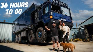 36 Hours to Finish Our 8x8 Overland Truck Build