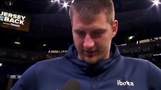 Hear Nikola Jokic's wholesome response to question about rest before NBA playoffs