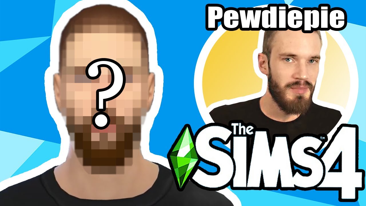 Create A Sim: Pewdiepie (+ CC List) in Sims 4 - YouTube
