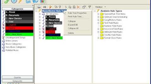 MusicMaster Walkthrough - Rule Tree: Rule Tree Properties - All Categories Bypass