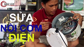 Hướng dẫn sửa Nồi cơm điện/ Lỗi nấu cơm bị cháy/ học và sửa điện tử tại nhà