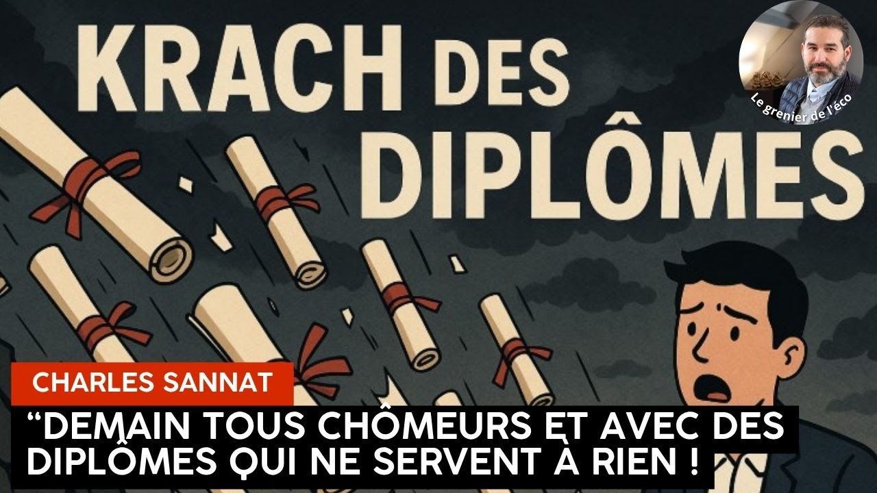 "Ne faites plus d'études"... ou le krach des diplômes qui vient de commencer!