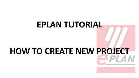 EPLAN Tutorial - How to create new project