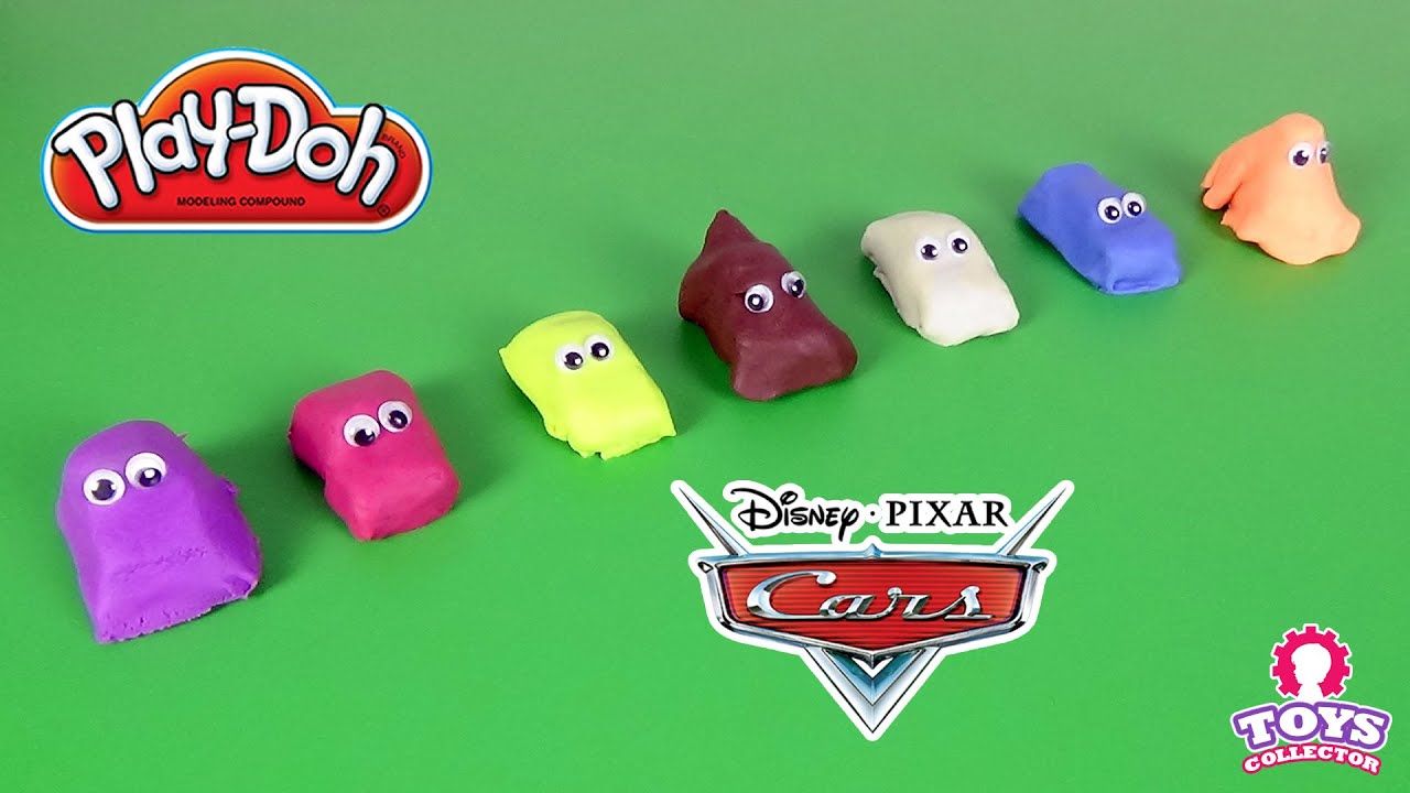 Play Doh Disney Pixar Cars Guessing Game! Guess Who's Hiding! YouTube