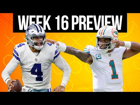 NFL Week 16 Preview