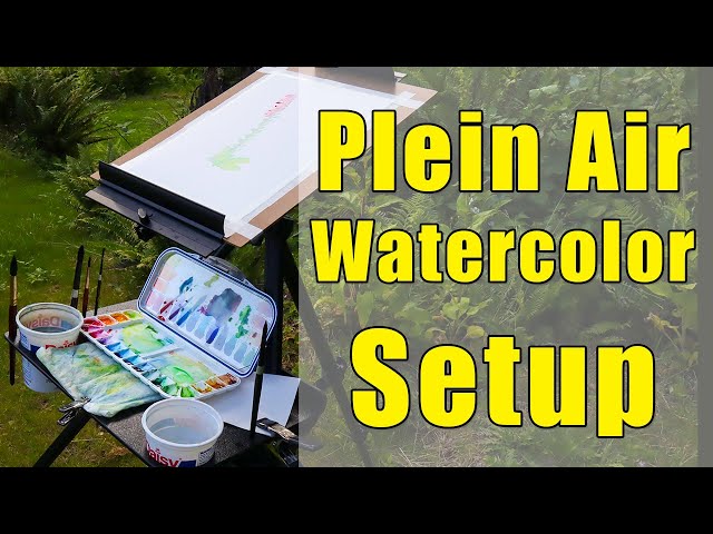 Supplies & Tools for Plein Air Watercolour Painting