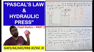 Pascal's law - Fluid Mechanics - Fluid Statics - PART 2