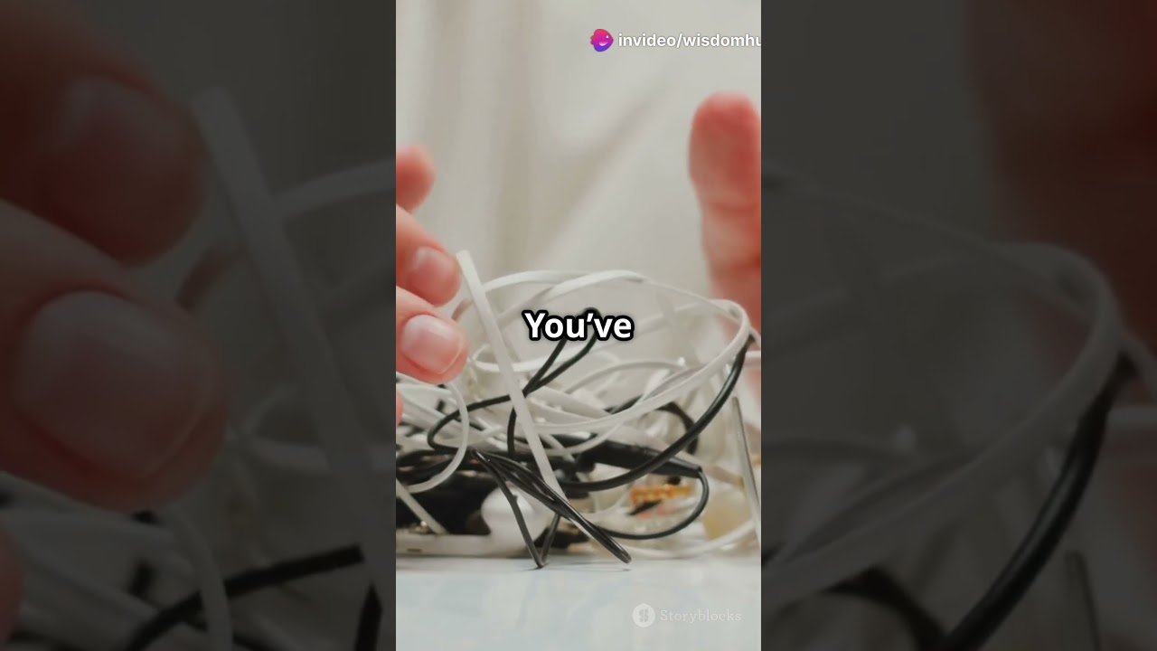 invideo ai 1080 Binder Clip Hack  Tangle Free Cords! 2025 03 15