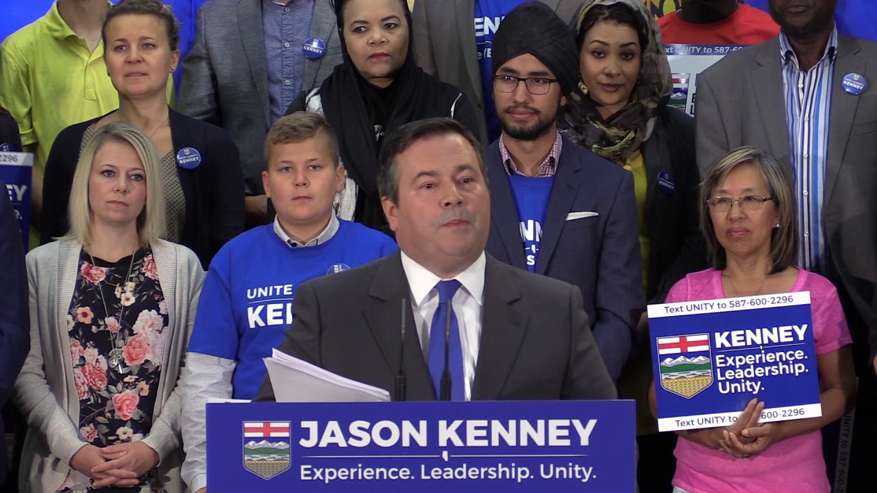 Kenney announces he is running for the leader of United Conservative Party