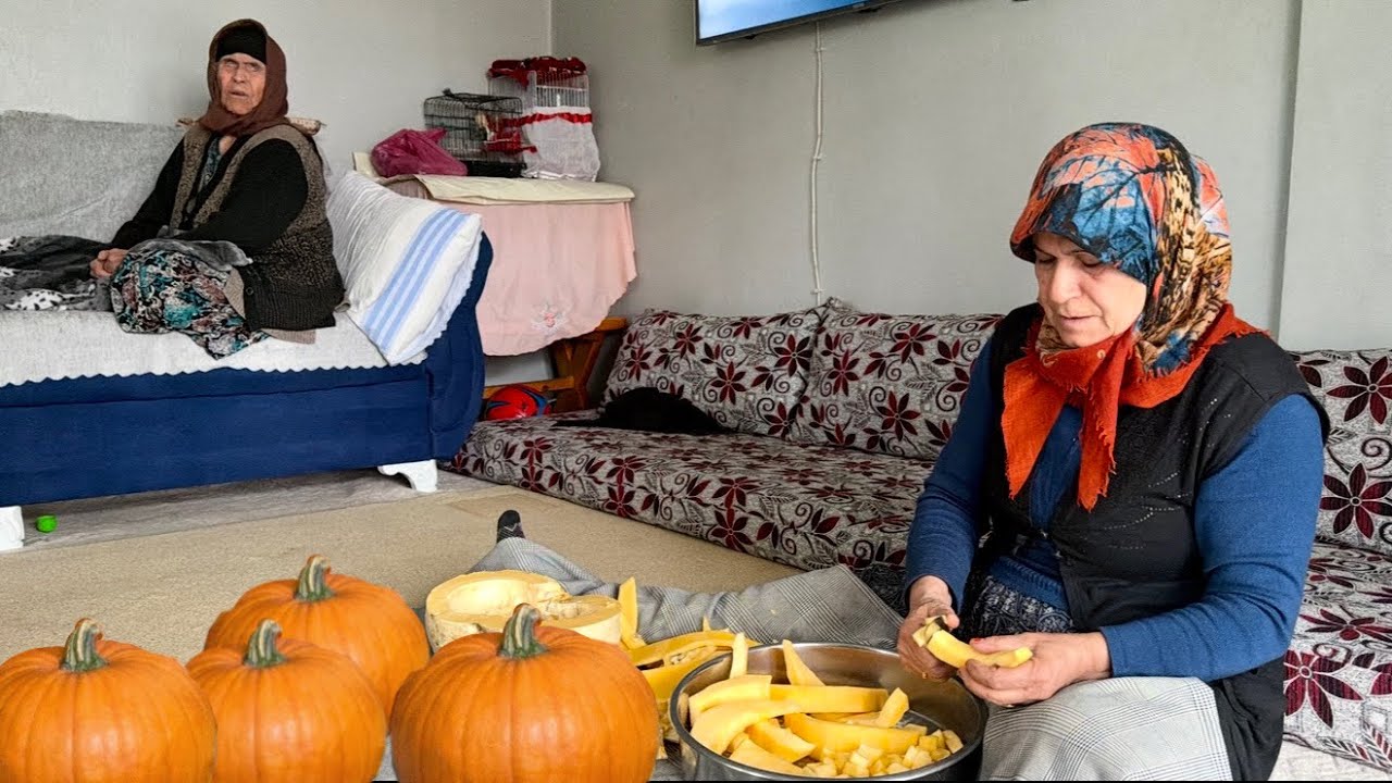 Kırsalda Zorlu Köy Yaşamı | Büyükanne ile Odun Ateşinde İftar Yemeği