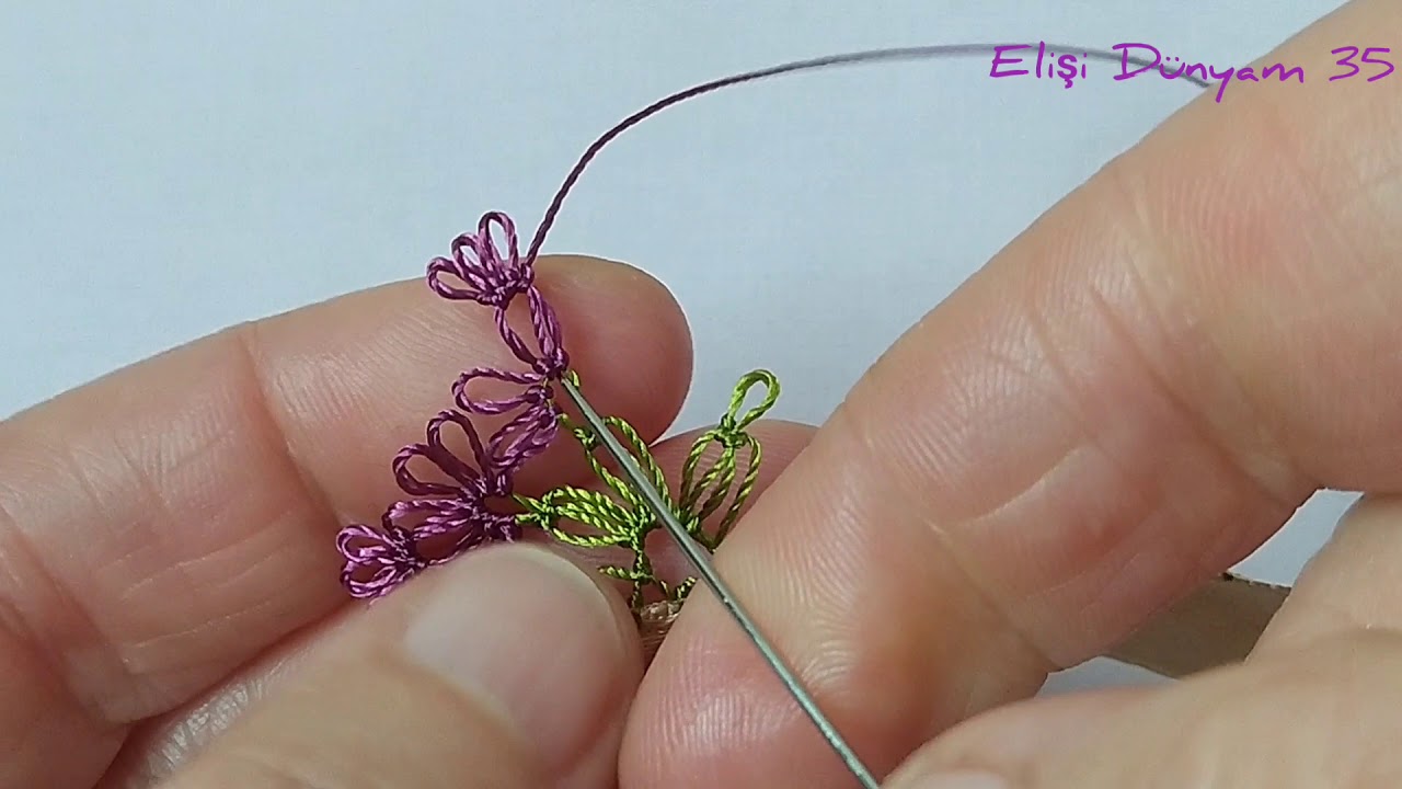 kolay ve gösterişli iğne oyası modeli#igneoyasi