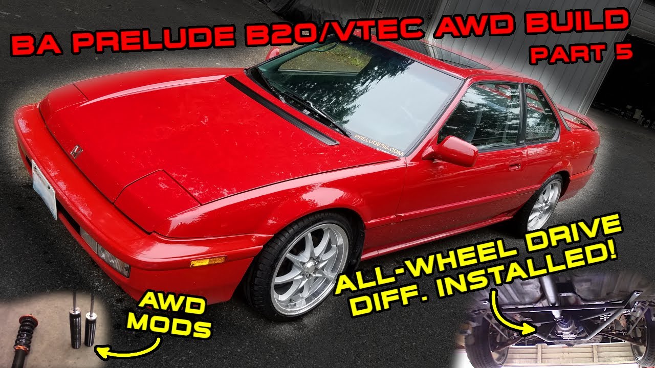 1990 BA Prelude B20/VTEC AWD Build 5: All-Wheel Drive Conversion Starts!