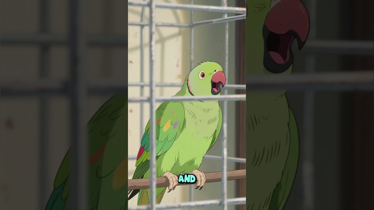 The Parrot That Solved a Crime – Incredible True Animal Story! 🦜🕵️‍♂️