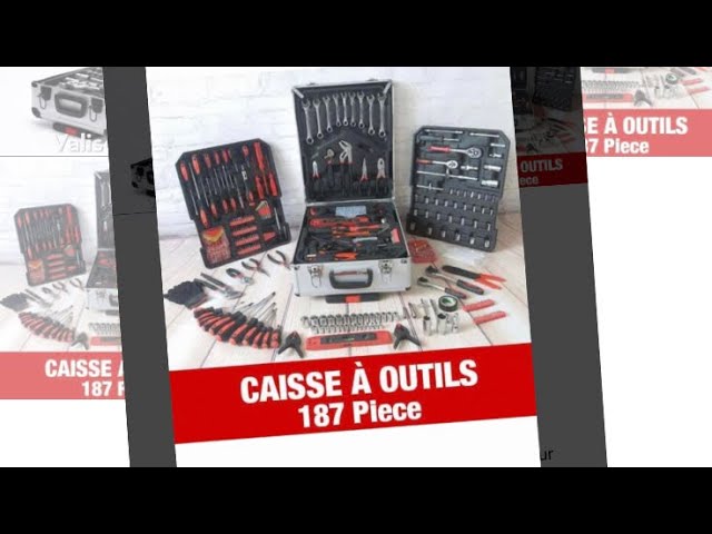 VALISE À OUTILS TOOLBOX 187 PIÈCES