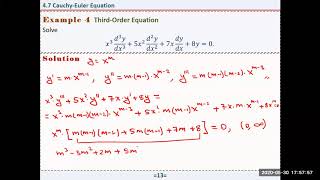 Celebrity Cauchy-Euler Equation-Example 4 Profile
