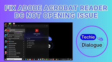 Hoe u het probleem kunt oplossen dat Adobe Acrobat Reader DC niet wordt geopend