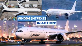 Boeing 777X WH004 in Action | Takeoff and Taxiing Compilation | 777X Flight Test screenshot 1