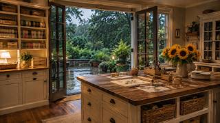 Rainy Day in the Craft Room | 75 Minutes of Cozy Rain Sounds