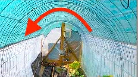 DIY Greenhouse Strapping Down New Shade Cloth With One Easy Trick | Growing Like Spring Mar.1 zone4b