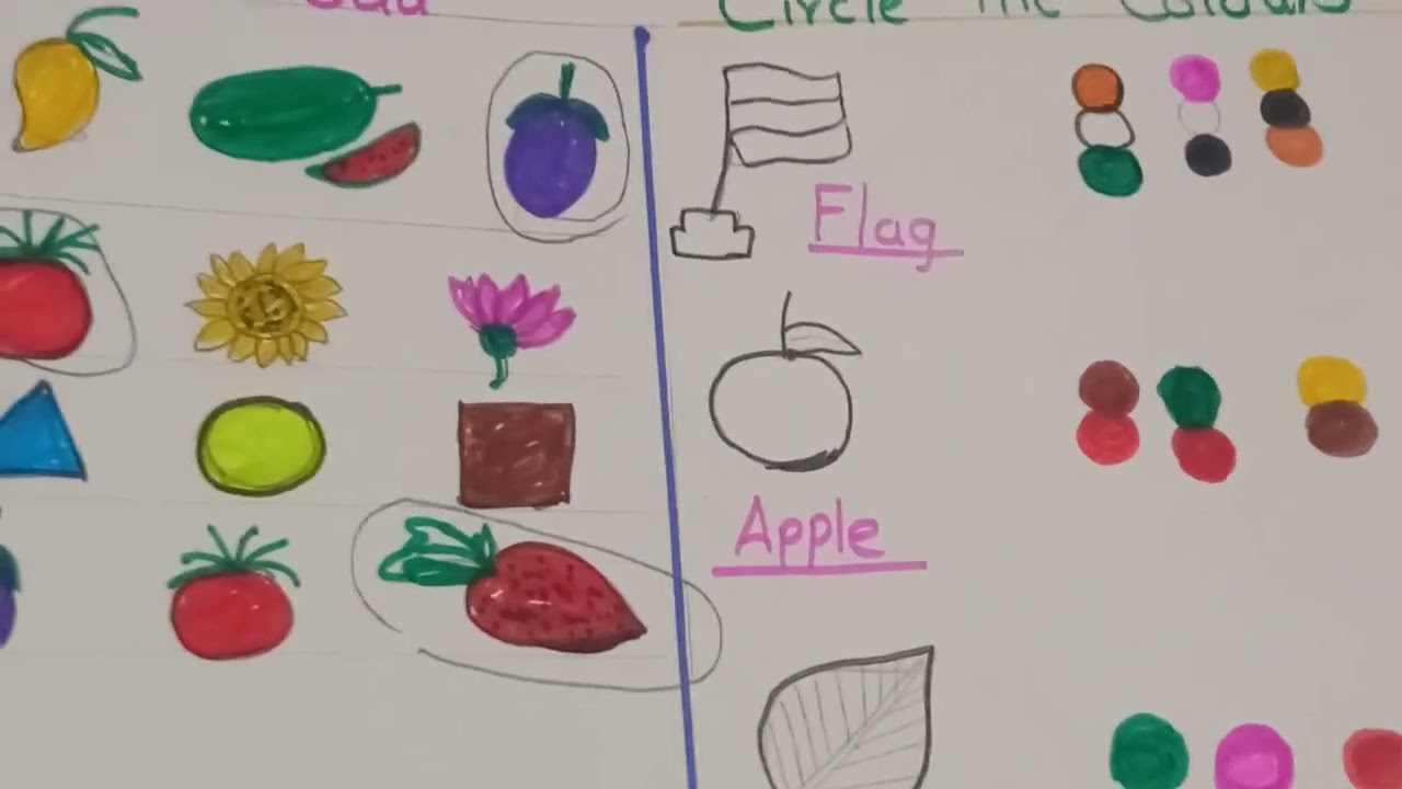 EVS Worksheet. Nursery Class Best Worksheet