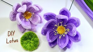 DIY Lotus | How to Make Pipe Cleaner Lotus Flower