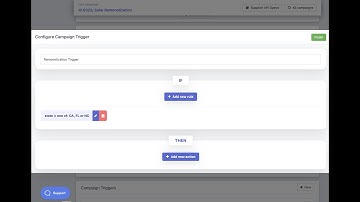 Setting Up a Campaign Trigger