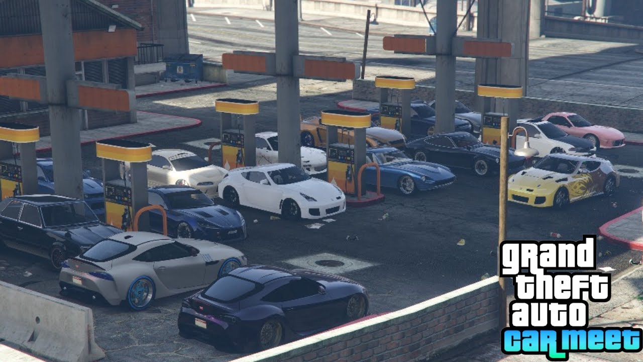 GTA 5 ONLINE CLEAN CAR MEET PS5 ANYONE CAN JOIN!