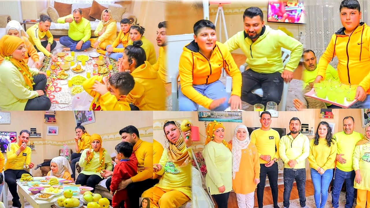 يوم كامل باللون الأصفر 💛🟨// قضينا أحلى يوم مع بعض بلون الأصفر أكلنا وشربنا وحياتنا كلو بالاصفر ⭐🌝