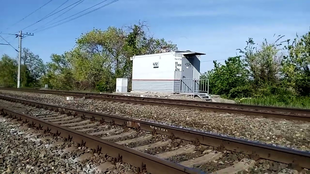 Железная дорога на мосту