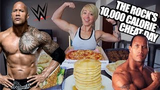 THE ROCK'S LEGENDARY CHEAT DAY CHALLENGE | 10,000+ CALORIES