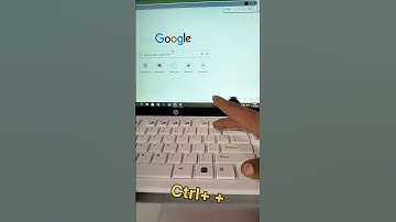 How to zoom chrome page | Computer me zoom kaise kare | #shorts #reels #computer #youtubeshorts