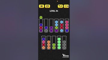 Ball Sort Puzzle level 34