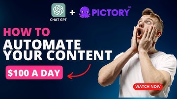 Bank $100 Per Day! With YouTube Content Creation with Chat GPT & Pictory.ai