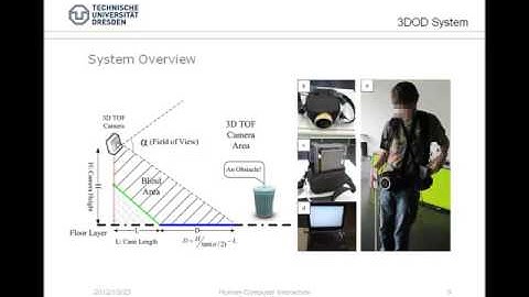 A Video Talk about 3D Obstacle Detection System for ASSETS 2012