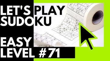 Sudoku Series Easy Level in 2021 | Math Tutor Edu | Sudoku #71