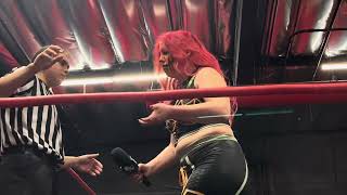 Sage Sinn Supreme Explains Her Actions Indy Wrestling! BOTW Hot August Fights Fresno CA 08/19/23