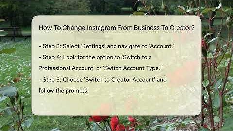 How To Change Instagram From Business To Creator? - Everyday-Networking