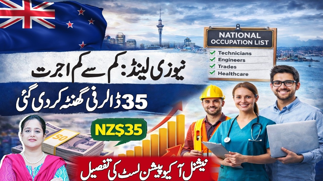 New Zealand National Occupation List | Hourly Wages Increased | Pardes Explainers