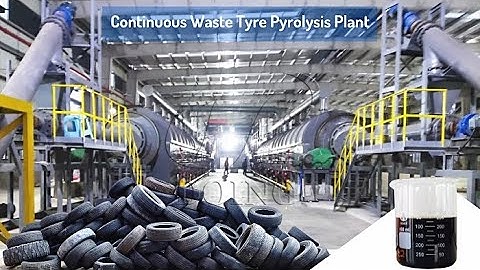 New design fully continuous waste tyre to fuel oil pyrolysis plant introduction video